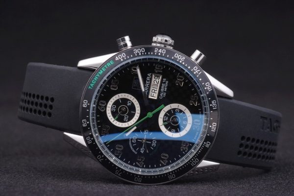 Black Carrera Replica Watches 3758 - Image 6
